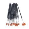 12pcs Pack Paint Brush Kit Set Round Point Tip Nylon Hair Artist Acrylic Aquarelle Watercolor Oil Painting