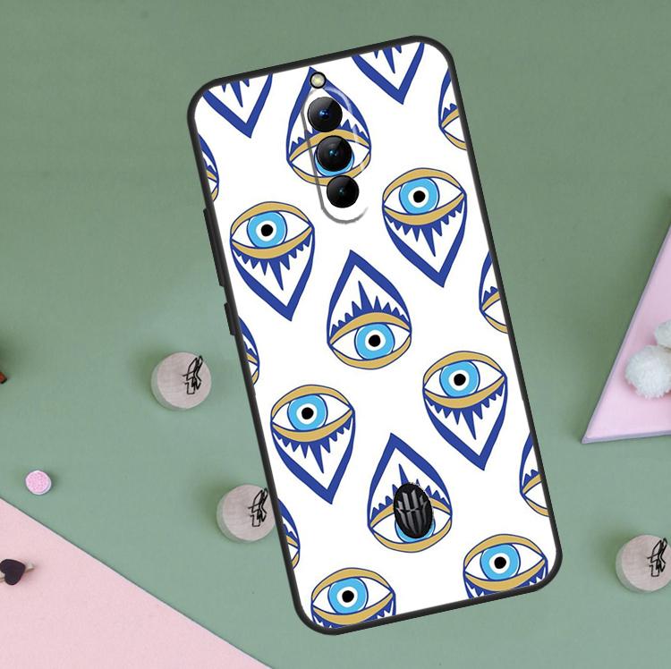 Lucky Eye Blue Evil Eye Print Case For Red Magic 10 8 9 Pro Plus 6 6S 7S 7 Pro 5G 6R RedMagic 9S 8S 10S Pro Plus Cover