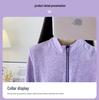 Women's Quick-Dry Fleece Stand Collar Long-Sleeve Pullover Hoodie