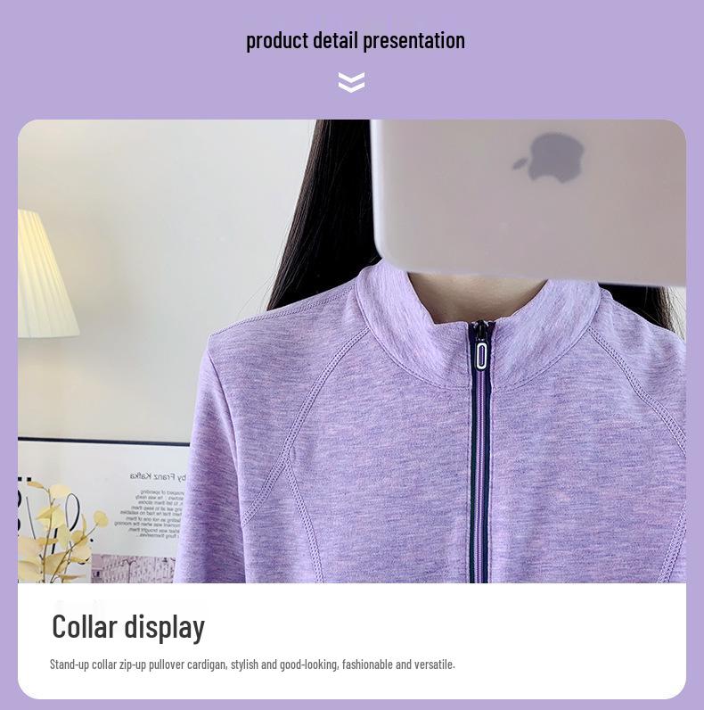 Women's Quick-Dry Fleece Stand Collar Long-Sleeve Pullover Hoodie