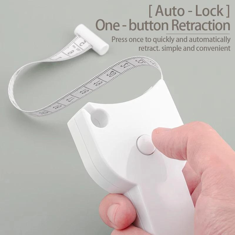Portable Measuring Tape Mini Ruler Retractable Metric Tape in Inches Measuring Film for Body Soft Measuring Tape
