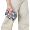 Silver Girls Clutch Shakuntala Textiles Bridal Bag Brass Metal Clutch Sling Bag