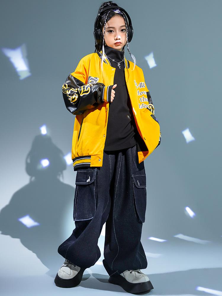 Barnens Hip Hop Dansdräkt: Trendigt Streetwear Byxset för Pojkar & Flickor