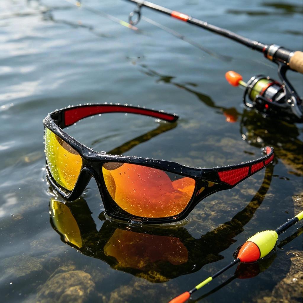 Outdoor fishing polarized HD sunglasses, outdoor sports glasses, UV-protection cycling glasses