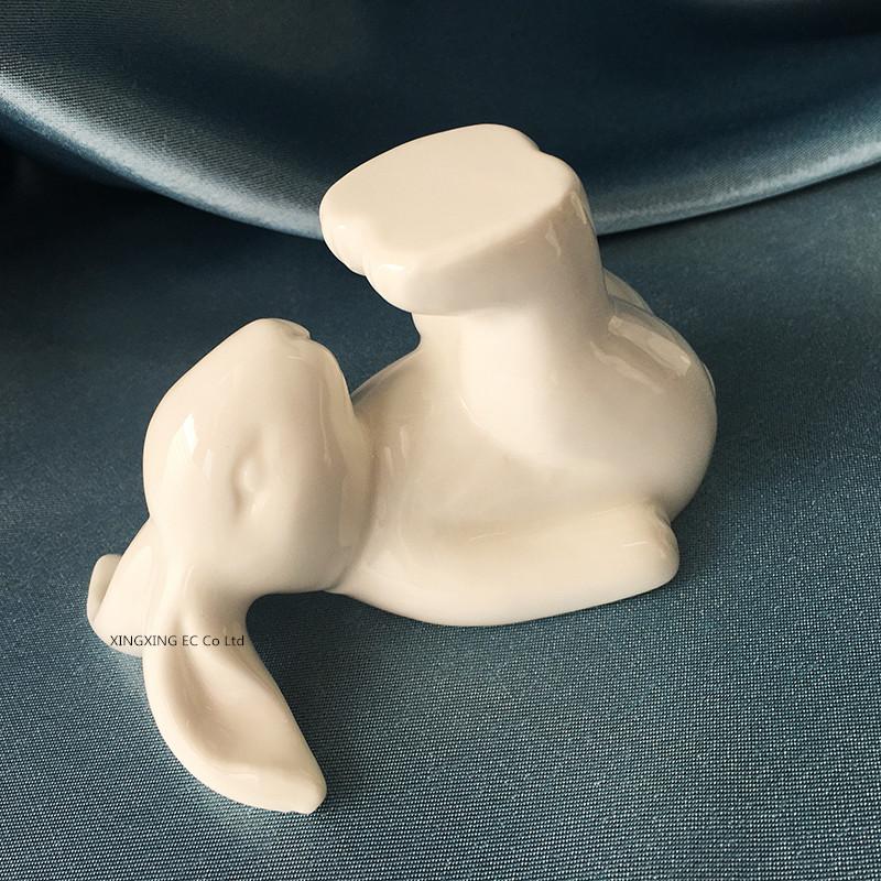 Keramikteller Hase 8 Zoll 10 Goldfarbener Edelstahl Dessertkuchen Tablett Schmuck Kosmetik Aufbewahrung