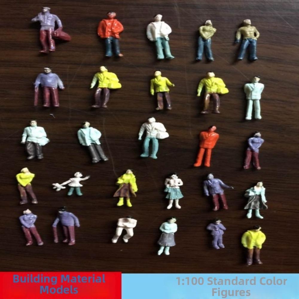 100PCS 1:75 1:87 1:100 1:150 1:200 1:300 Scale Figures Assorted Poses Action Figures Fairy Garden