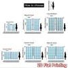 2D flat Photography Backdrop Background Banner Blue Checkered Squares 100% Polyester Party Decorations for Suitable for