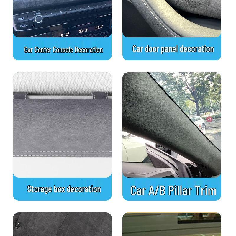 High-Quality Suede for Car Seat and Roof Modifications - Durable, Fast Shipping, Strong Color Fastness