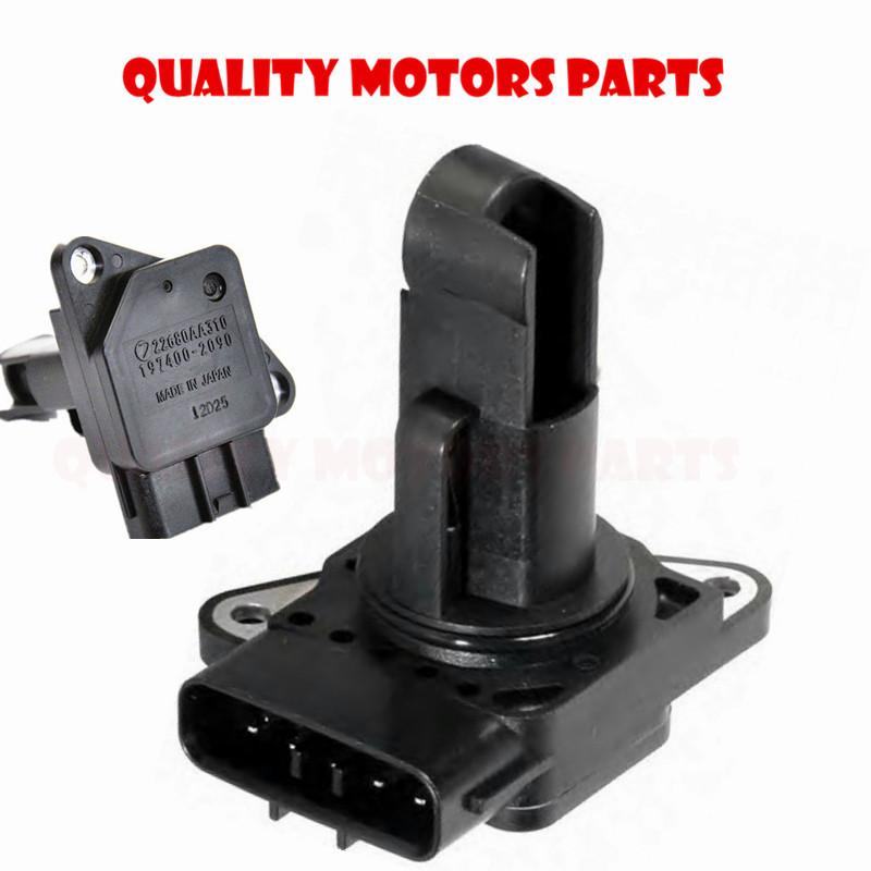 Impreza Forester Baja Mass Airflow Meter 197400-2090 22680AA310 for 2002-2008 Subaru MAF Air Flow Sensor 2.0 2.5 DOHC TURBO