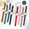 Male Female Analog Quartz Wrist Watch Student Glow Leather Strap Style Casual