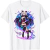JXAFD Anime Demon Girl Japanese Aesthetic Waifu Kawaii Otaku Art T-Shirt