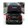 For Bmw F10 F11 CS Style Rear Diffuser Bumper Lip Carbon Fiber Look Auto Body Kit 2011 2012 2013 2014 2015 2016 Rear Bumper
