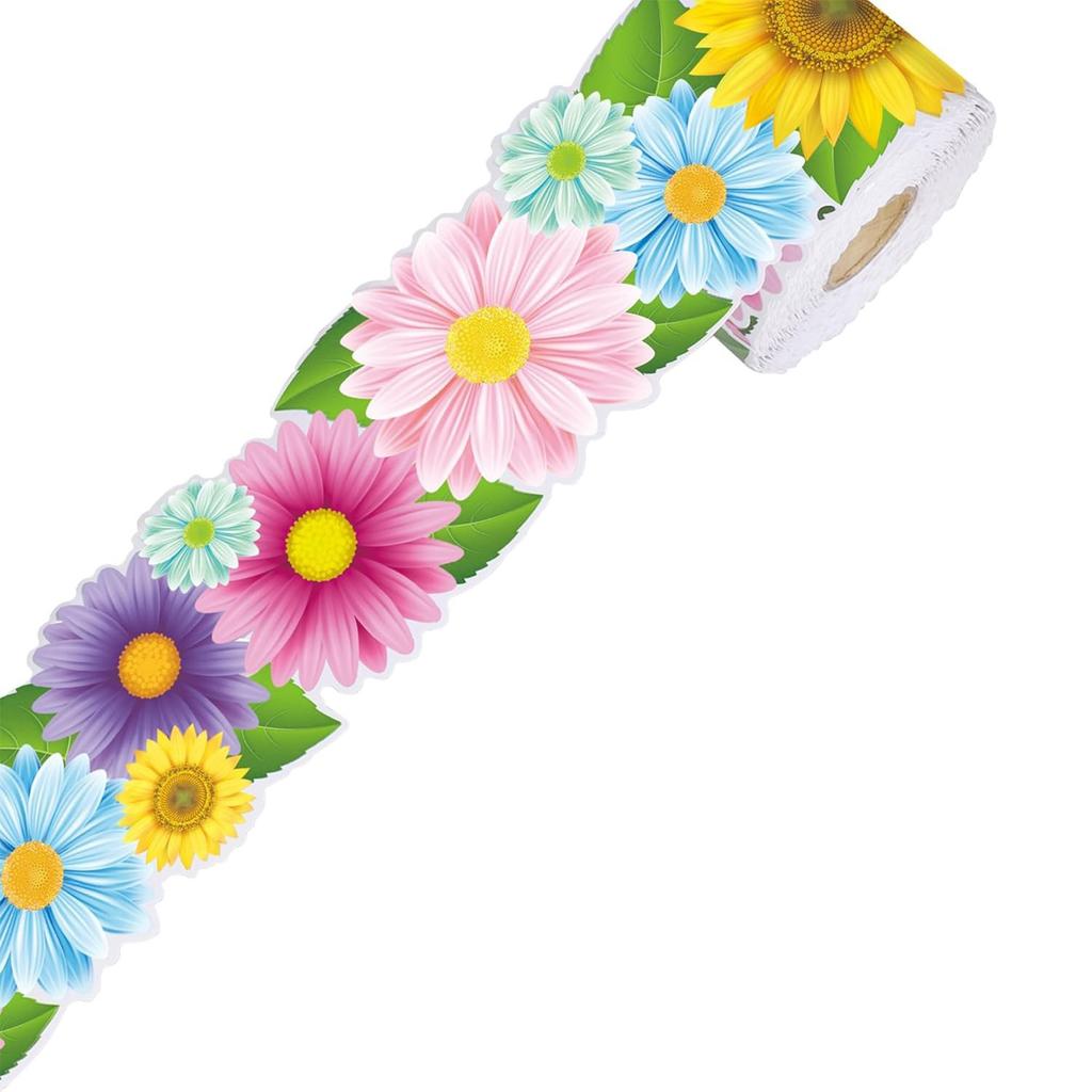 Bulletin Border Trimmer Poster Board Decors Bulletin Board Trim Flower Bulletin Board Border Scalloped Border Sticker
