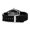 [Salvatore Marra] Watch Moon Phase Multi-Calendar 50m Waterproof Business Formal Men's Rubber Strap Limited Edition Black Silver