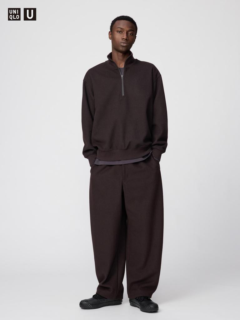 Uniqlo Brushed Sweat Wide Pants