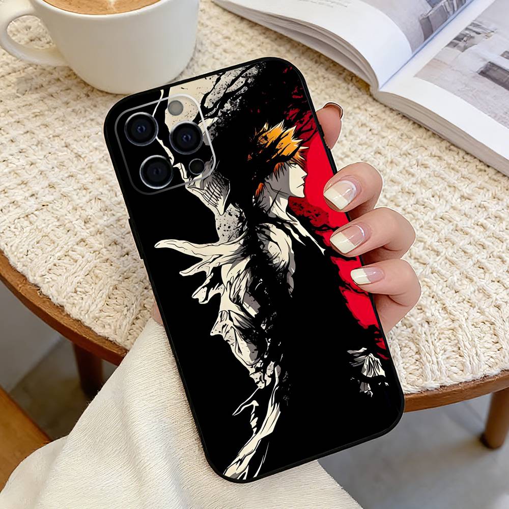 B-Bleachs K-Kurosaki-i Ichigo Phone Case Silicone Soft For IPhone 17 16 15 14 13 12 11 X XR Plus Pro Max Plus iPhone12