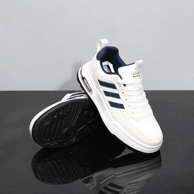 Spring and Summer Breathable New Casual Shoes Board Shoes Three Bars Classic Platform Shoes 2