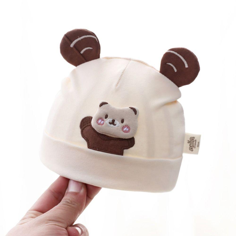 Cute Cartoon Knitted Hat Thickened Pullover Hat New Fontanelle Hat Newborn