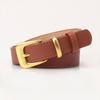 Ladies Belt Fashion Hundred with Jeans Belt Female Simple Korean Version of The Senior Sense of Tide Ins Wind Trouser Belt Black