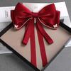 Bow Ribbon Barrette For Women Girls Simple Bow Hairpins Wedding Hair Accessories Elegant Temperament Hair Clips Gifts