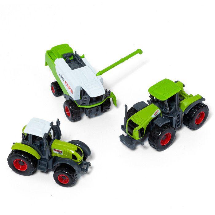 Molto Tapis De Jeu Ferme Avec 3 Tracteurs Et 12 Panneaux Moltó Farm