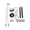 Universal Racing Stainless Steel Mount Hood Pin Plate Bonnet Lock Kit Car Hood Engine Bonnets Lock