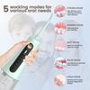 Portable Oral Irrigator Dental Flosser for Cleaning Teeth Water Thread Flosser 6 Nozzle Mouth Washing Machine 350ml