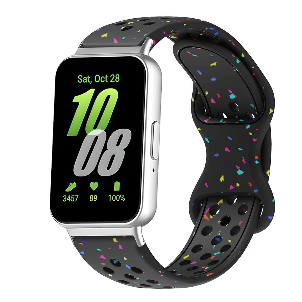 Silikonarmband für Samsung Galaxy Fit 3 Uhrenarmband Sportarmband für Samsung Galaxy Fit3 Ersatzarmband Zubehör