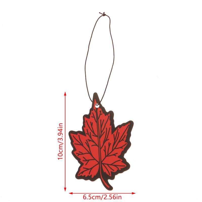 1Pcs Car Air Freshener Natural Scented Tea Paper Cone Hanging Ocean Lemon Perfume Fragrance Leaf Shape Car Accessories