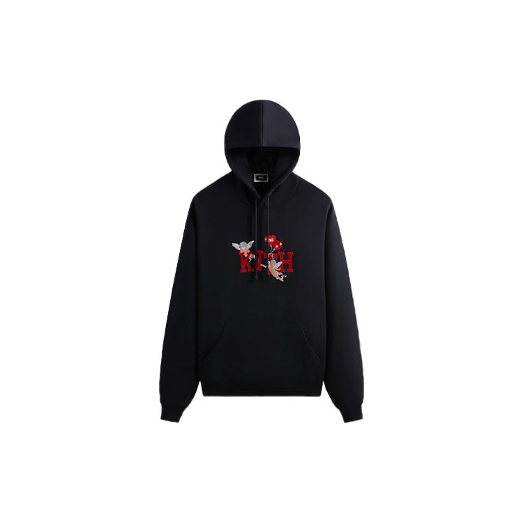

Kith Men s Black Cupid IV Williams III Graphic Hoodie KHM031847-001 XS