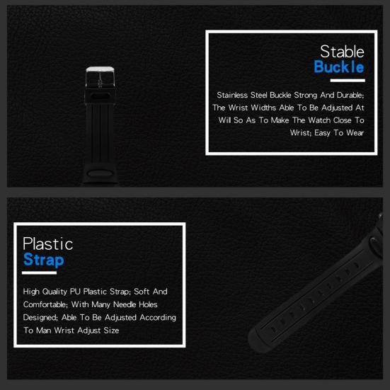 Elektronische Uhr Wasserdichtes Display Modische Kinder Multifunktionale Digitale LED Leuchtende Digitaluhr