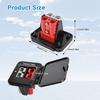 1Pc 50A For Anderson P-lug Charging Panel Flush Mount Bracket Cover Connector P-lug Bracket For Ship Yacht RV Bus Caravan