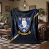 Sheffield Wednesday Theme Fleece Blanket Cozy Soft Plush Blanket For Bedroom Couch Travel