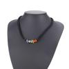 Cross-border Fashion Multi-layer Black Rope Agate Necklace & Bracelet N163