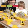DIY Rail Track Sets Car Race Magic Brain Game Flexible Curved Creates Vehicles Toys Play Game Train Railroad for Child's Gifts