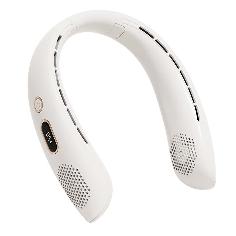 

Summer Hot Selling Hands Free Neck Fan 2800mAh Portable USB Rechargeable 360 Degrees Cooling Personal Fan белый