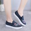 Spring Autumn Light Women's Canvas Shoes Comfortable Casual Y2k Korean Original 2025 Embroidery Slip On Ladies Footwear