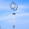 3D Rotating Wind Chimes Creative Metal Mirror Wind Spinner Pendant Garden Decoration Wind Spinner Home Decor Accessories