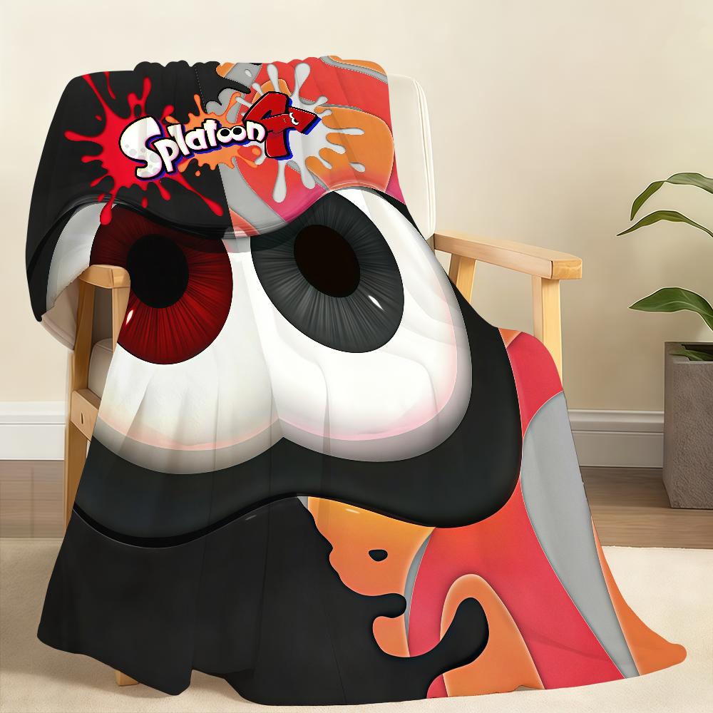 Heißes Spiel S Splatoon N 4 Decke Weiche Überwurfdecke für Zuhause Schlafzimmer Bett Sofa Picknick Reise Büro Ruhe Abdeckung Decke Geschenk