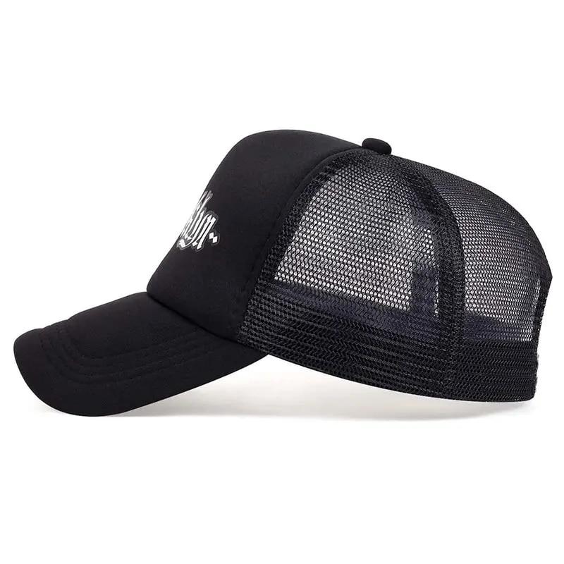 Women Brooklyn Letter Print With Printed Pattern Baseball Net Caps Spring Summer Outdoor Use Adjustable Casual Hats Sunscreen Hat For Men And