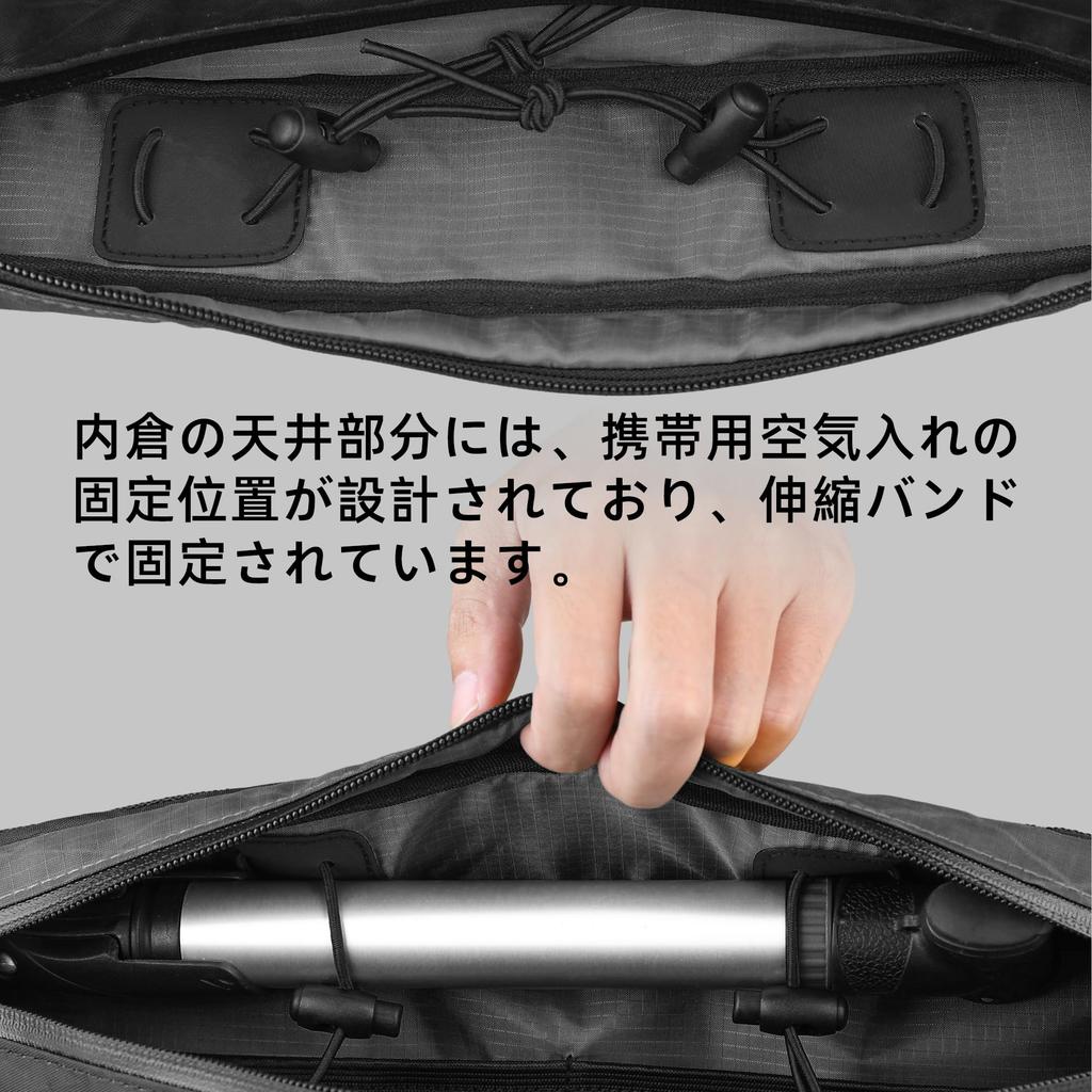 Bolsa Frontal para Quadro de Bicicleta Rhinowalk, Bolsa Impermeável para Bicicleta, 1,7 L, Acessórios de Ciclismo, Bolsa de Nylon para MTB, Bicicleta de Estrada, Deslocamento de Bicicleta e Atividades ao Ar Livre