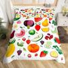 Carton Strawbery Soft Duvet Cover Set Bed Decoration First Choice Gift Suitable for Children Kids plus Adult Peoples Comfortable Breathable