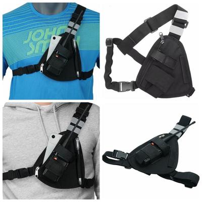 Crossbody Bag Walkie Talkie Bag Adjustable Interphone Chest Bag  BF-888S UV-5R