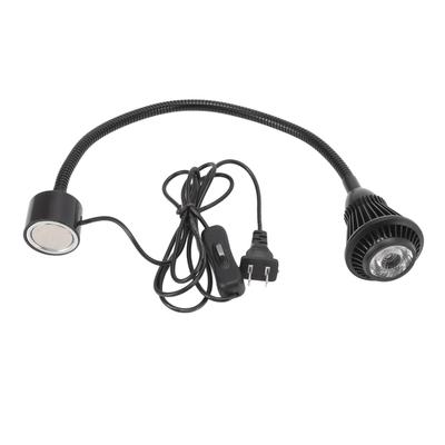 7W LED Machine Work Lamp with Magnetic Base Aluminum Gooseneck Reading Light for Workshop Home