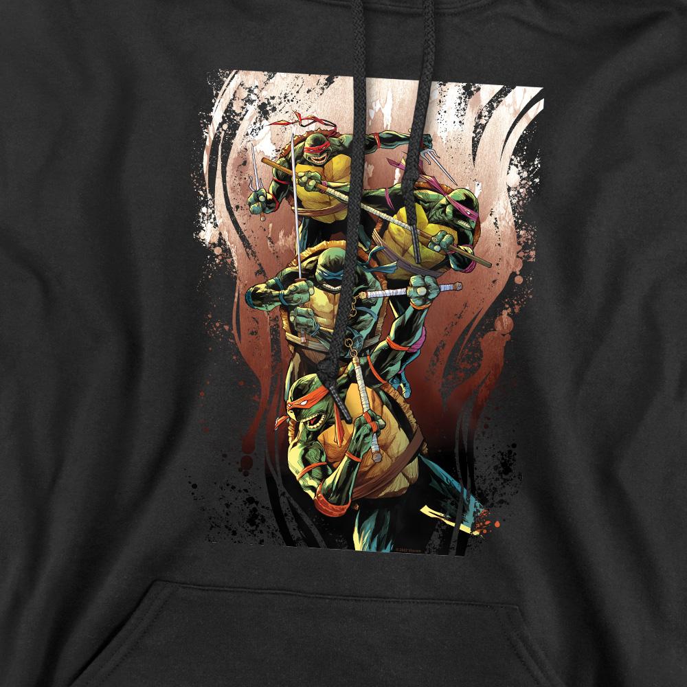 Teenage Mutant Ninja Turtles Men's Earthy Rainbow Warriors Hoodie