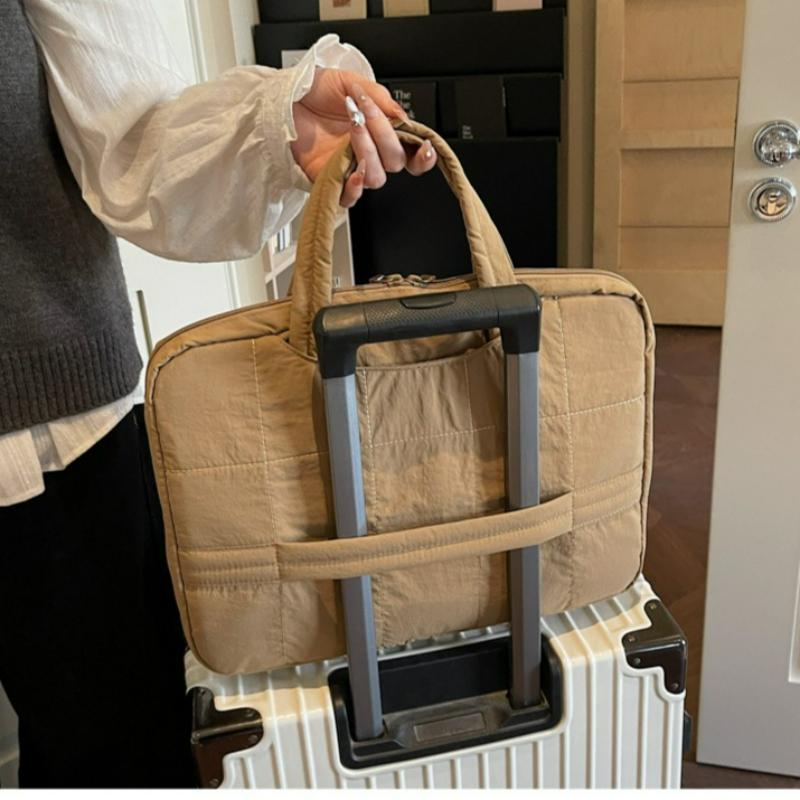 Einfache lässige Handtasche im koreanischen Stil, große Kapazität, Umhängetasche für Damen, Büroarbeit, bequem und vielseitig, Laptoptasche