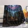 Dark Eagles  Print Flannel Blanket, High quality Comfortable for All Seasons, Home Decor, Warmth and Comfort