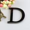 20 cm de alto26 Alfabeto DIY Decoraciones de Pegatina de Pared 3D Pegatina de Alfabeto Inglés Negro Decoraciones de Pared para el Hogar Fiesta