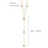 Stylish Meteors Inspired Long Necklace Sophisticated Long Necklace With Meteors And Crosses Details Neck Chain Accessory