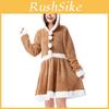 Christmas Cosplay Reindeer Costume Dress For Women With Polyester Material For Holiday Parties